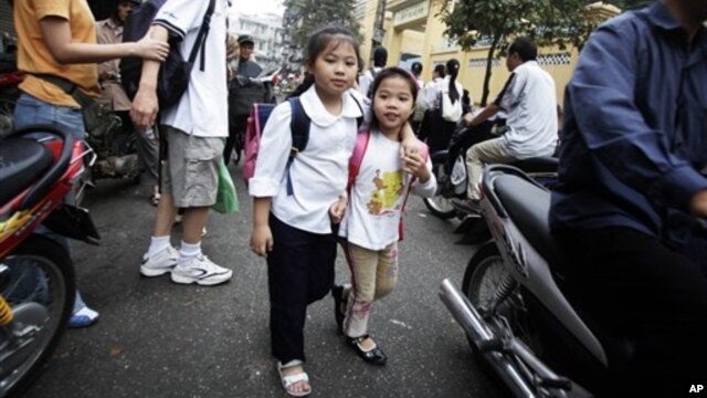 Ảnh minh họa: Trẻ em Việt Nam tại Hà Nội.