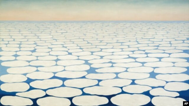 Sky Above Clouds III/Above the Clouds III, 1963 "I found I could say things with color and shapes that I couldn't say any other way - things I had no words for." Georgia O'Keeffe, American artist, 1887-1986