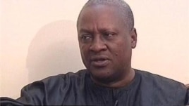 Ghana's President speaks to VOA's Shaka Ssali (file photo).