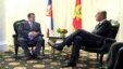 Premijer Srbije Ivica Dačić u razgovoru sa svojim crnogorskim kolegom Milom Đukanovićem