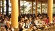 Tibetans Praying at Tsunglagkhang in Dharamsala