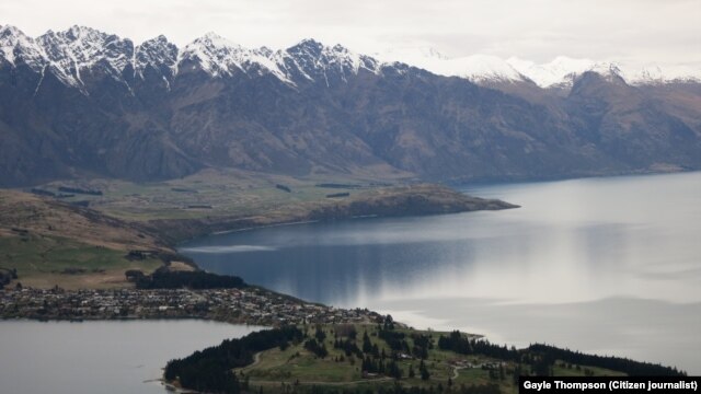 The Remarkables Mountains just outside of Queenstown, New Zealand