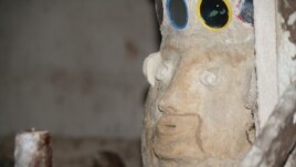 Traditional West African magic called juju is used to both convince girls they are bound to traffickers for survival and that they have been freed. (VOA/Heather Murdock)