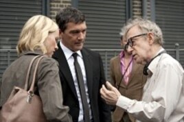 Left to Right: Naomi Watts, Antonio Banderas and Woody Allen
