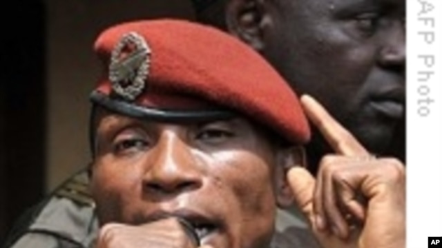 Guinea's military leader Captain Moussa Dadis Camara