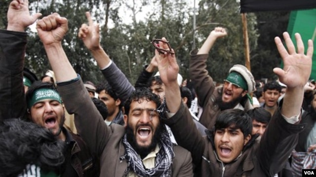 Las manifestaciones en Jalalabad se producen después del ataque presuntamente realizado por un soldado estadounidense que terminó con la muerte de 16 civiles.
