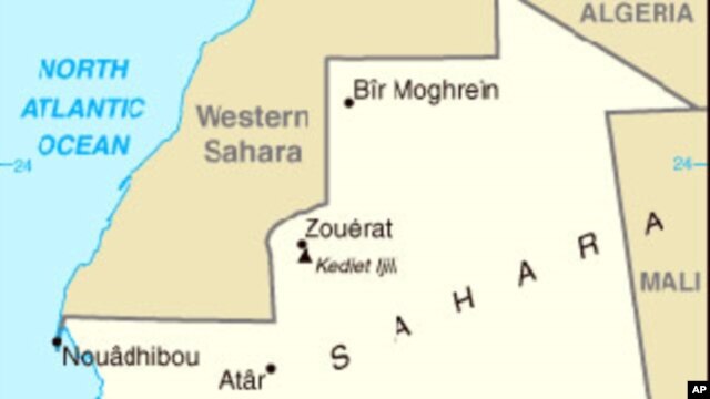 Map of Mauritania