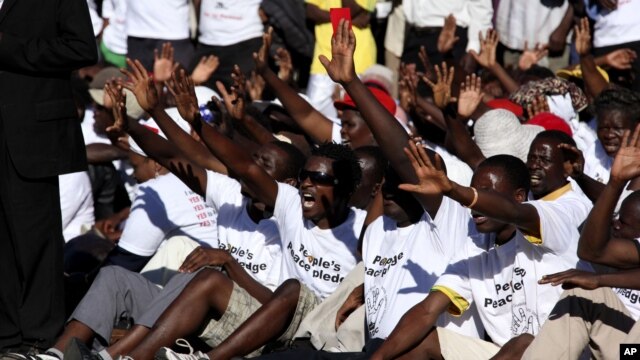Movement For Democratic Change supporters 