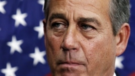 U.S. House Speaker John Boehner (R-OH) pauses during a news conference on the fiscal cliff after a closed GOP meeting at Capitol Hill, December 5, 2012.