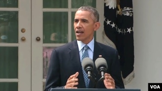 سخنرانی باراک اوباما رئیس جمهوری ایالات متحده در واشنگتن پس اعلام نتیجه مذاکرات اتمی لوزان - ۱۳ فروردین ۱۳۹۴ 