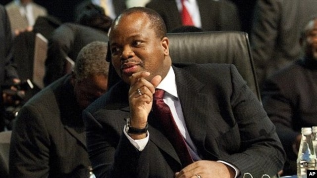 King Mswati III of the Kingdom of Swaziland at the Southern African Development Community (SADC) Extraordinary Summit in Johannesburg, June 11, 2011. 