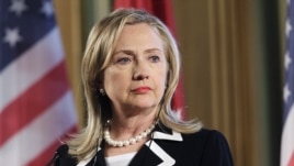 U.S. State Secretary Hillary Clinton.