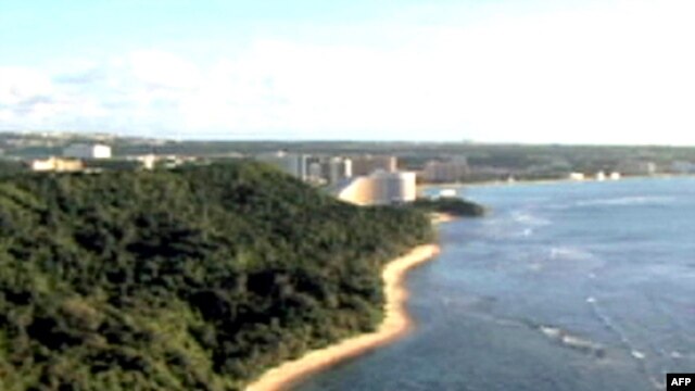 Đảo Guam nơi có các căn cứ quân sự của Hoa Kỳ ở Thái bình dương