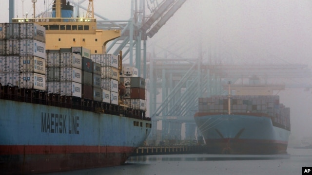 Las exportaciones estadounidenses se vieron afectadas entre octubre y diciembre de 2012 por la recesión en Europa.