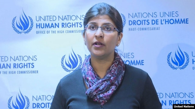 Bà Ravina Shamsadani- người phát ngôn của cơ quan tị nạn Liên Hiệp Quốc.