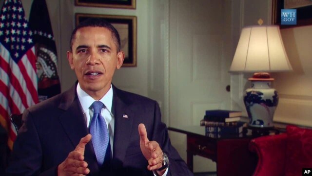 President Barack Obama discusses the recent Supreme Court decision on campaign finance during his weekly radio,TV and Internet address, 23 Jan 2010