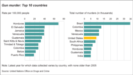World Gun Murder Rate