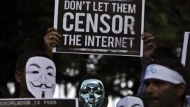 Protesters in India in June