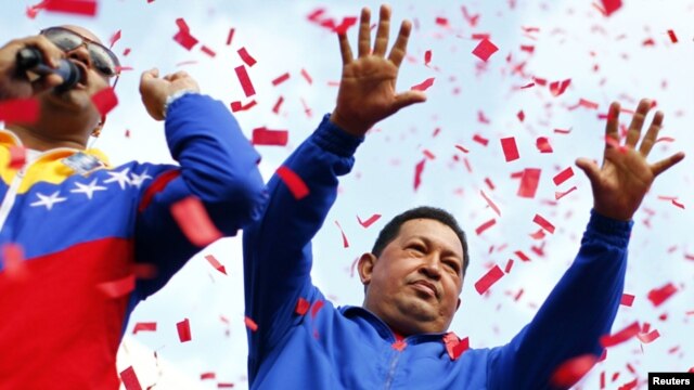 Hugo Chávez hizo campaña este miércoles en Maracay y mañana la hará en Caracas.