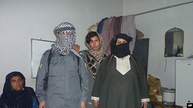 Members of Kandahar's female police squad