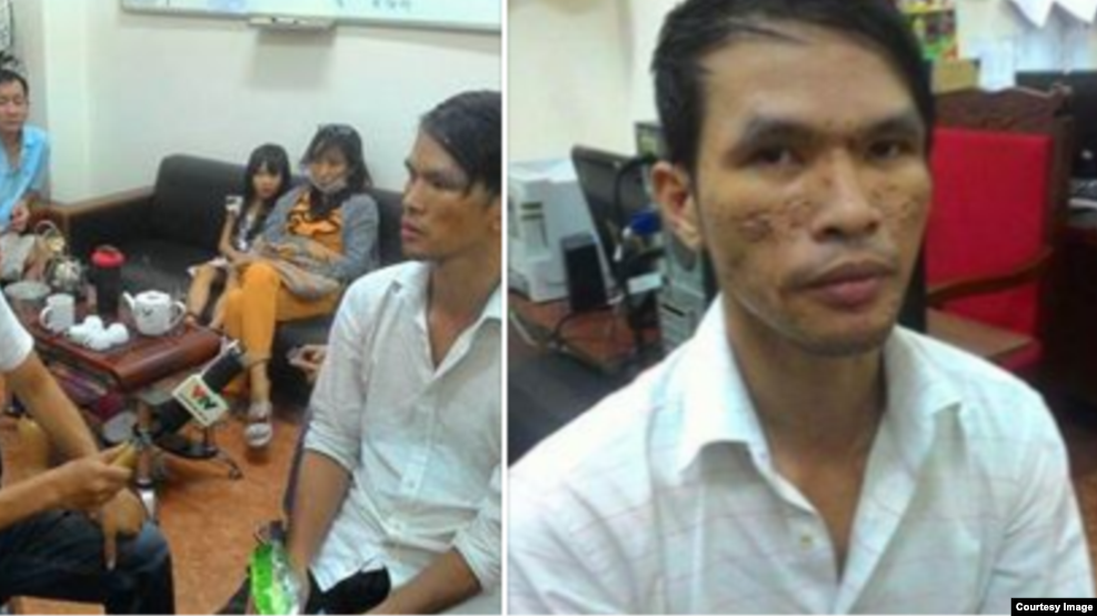 A suspect of Cambodia child abused in Mondulkiri province was arrested on December 07, 2016 in Ho Ching Ming City, Vietnam. (Facebook screenshot/VOA Khmer) 
