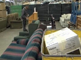 The Salvation Army's thrift store saw fewer donations last year, leaving more room on the sales floor and in the warehouse than usual.