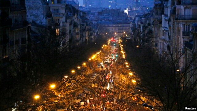 Libertad, igualdad y fraternidad fueron las ideas fundamentales detrás de la marcha de la unidad del domingo.