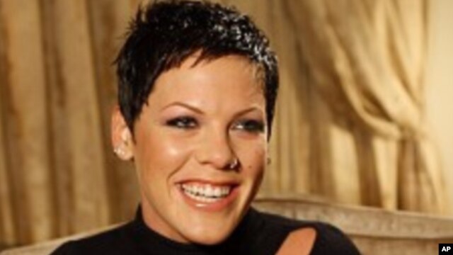 Pop star Pink (file photo)