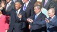 Tổng thống Nga Vladimir Putin (phải), Tổng thống Indonesia Susilo Bambang Yudhoyono (giữa), và Tổng thống Hoa Kỳ Barack Obama (trái) tại hội nghị G20 ở St.Petersburg 6/9/2013. REUTERS/Sergey Guneev/RIA Novosti/