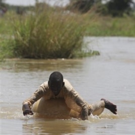 This year, heavy rains have washed away crops and flooded towns in Nigeria.
