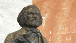  Statue of Frederick Douglass by sculptor Steven Weitzman                      