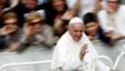 Pope Francis waves as he leaves at the end of a Jubilee mass in Saint Peter's Square at the Vatican, April 3, 2016. 