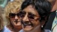 FILE -  United Nations High Commissioner for Human Rights Navi Pillay visits an undisclosed location in South Sudan in this April 2014 photo released by the United Nations Mission in South Sudan (UNMISS).