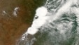The storm system that generated an F-4 tornado in Moore, Oklahoma is pictured in this May 20, 2013 NASA handout photo shortly before the tornado struck. 