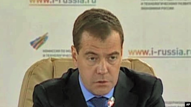 Russia's President Dmitri Medvedev