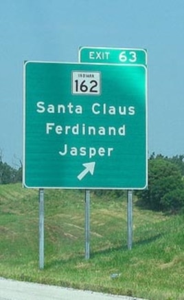 Yes, there is a Santa Claus...in Indiana. (p.m. graham, Flickr Creative Commons)