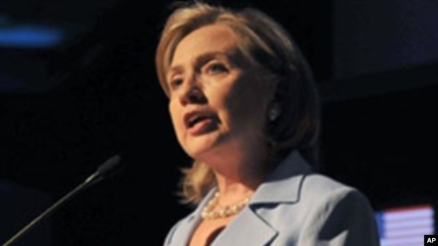US Secretary of State Hillary Rodham Clinton (file photo)