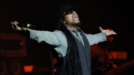 Maxi Priest performing last week in Hollywood, Florida