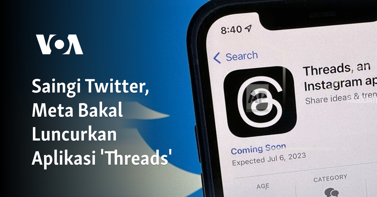 Saingi Twitter Meta Bakal Luncurkan Aplikasi Threads