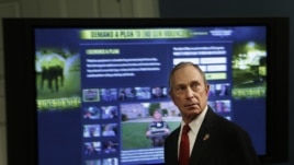 New York Mayor Michael Bloomberg and dozens of shooting survivors and victims' relatives are calling on Congress and President Barack Obama to tighten gun laws and enforcement, December 17, 2012. 