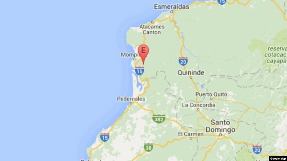 Nuevo Terremoto 6,7 sacude a Ecuador registrado a las 3 de la madrugada fue seguido de varias otras réplicas más suaves