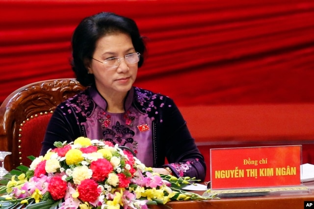 Chức vụ cao cấp thứ Tư trong 'Tứ trụ' là Chủ tịch Quốc hội, được cho là sẽ về tay bà Nguyễn Thị Kim Ngân.