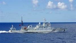 Một tàu hải giám của Trung Quốc trong vùng biển Hoa Ðông.