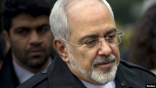 Ngoại trưởng Iran Javad Zarif tại Lausanne, ngày 1/4/2015.