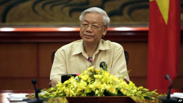 Tổng Bí thư đảng cộng sản Việt Nam Nguyễn Phú Trọng.