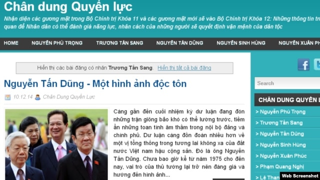 Tính tới tối 14/1, theo hệ thống đếm trên trang, tới nay, “Chân dung quyền lực” hiện đã có hơn 13 triệu người truy cập và đôi khi, cùng một thời điểm, có hàng nghìn người trên trang này.