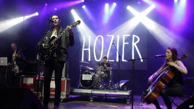 Andrew Hozier-Byrne of the band Hozier performs in concert during the Sweetlife Festival at Merriweather Post Pavilion on May 10, 2014, in Columbia, Md.