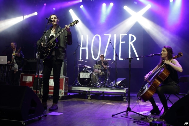 Andrew Hozier-Byrne of the band Hozier performs in concert during the Sweetlife Festival at Merriweather Post Pavilion on May 10, 2014, in Columbia, Maryland.