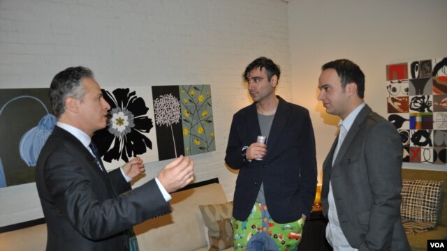 Jon Stewart meets Saman and Kambiz