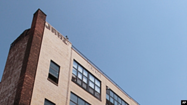 A loft building at 255 McKibbin Street in Brooklyn, New York is seen after the FBI searched residences and seized computers at this address and three others on Long Island, July, 19, 2011